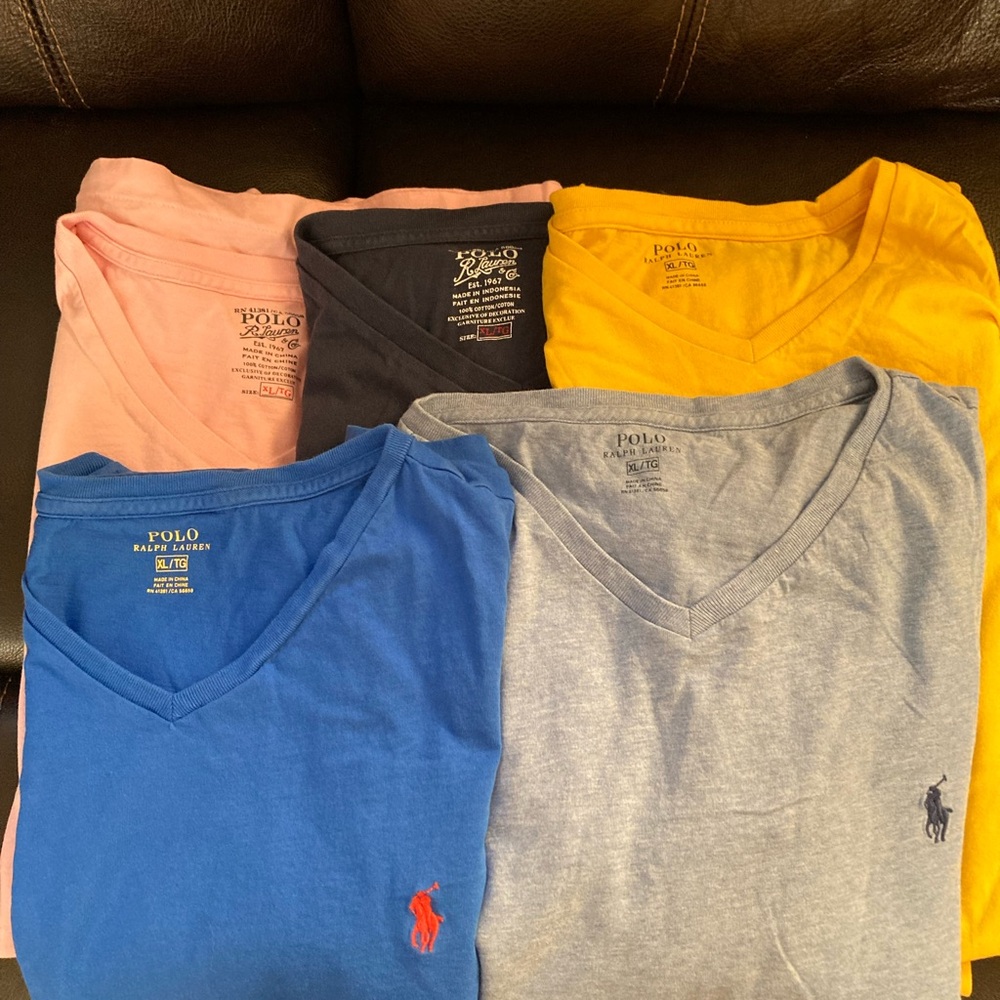 Polo by Ralph Lauren Men's V-Neck Tees -